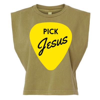 Pick Jesus Garment-Dyed Women's Muscle Tee