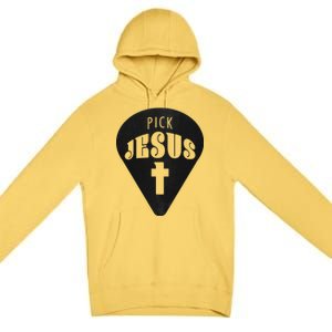 Pick Jesus Christian  Premium Pullover Hoodie