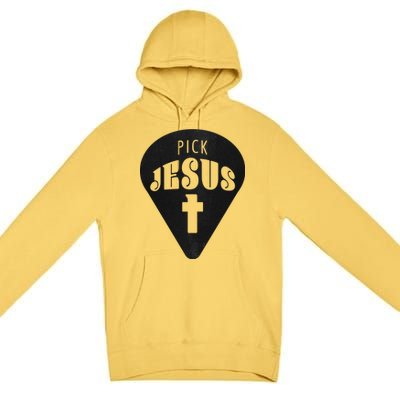 Pick Jesus Christian  Premium Pullover Hoodie