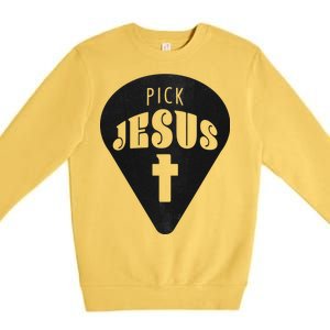 Pick Jesus Christian  Premium Crewneck Sweatshirt