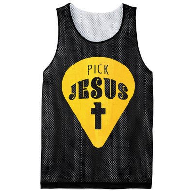 Pick Jesus Christian  Mesh Reversible Basketball Jersey Tank