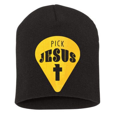 Pick Jesus Christian  Short Acrylic Beanie