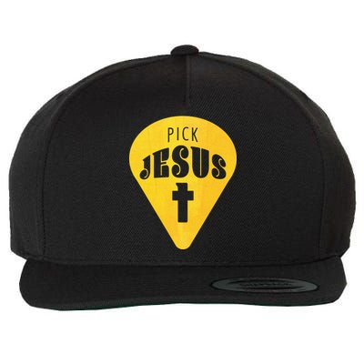 Pick Jesus Christian  Wool Snapback Cap