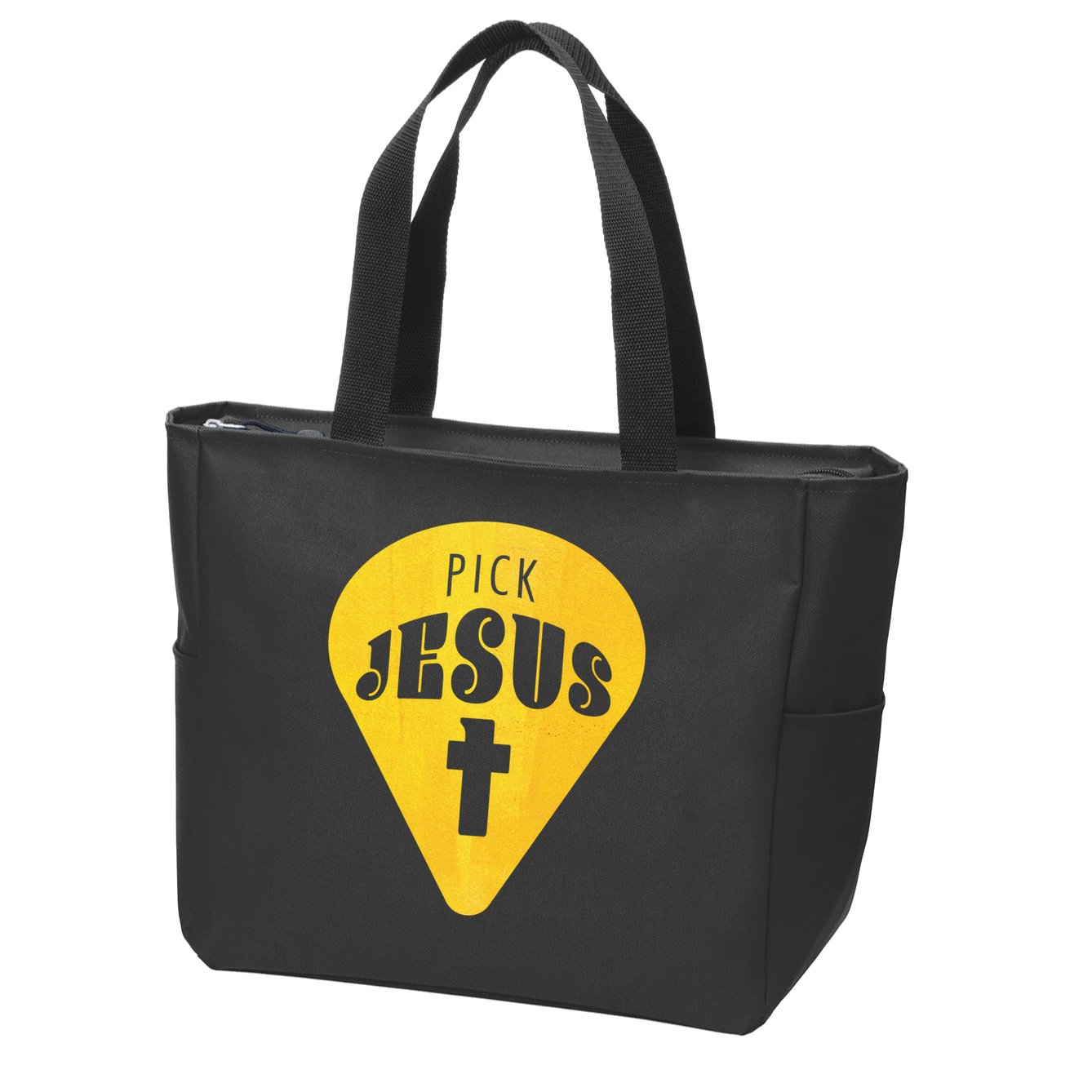 Pick Jesus Christian  Zip Tote Bag