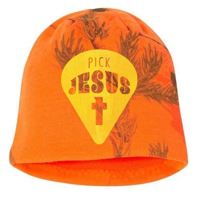 Pick Jesus Christian  Kati - Camo Knit Beanie