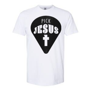 Pick Jesus Christian  Softstyle CVC T-Shirt