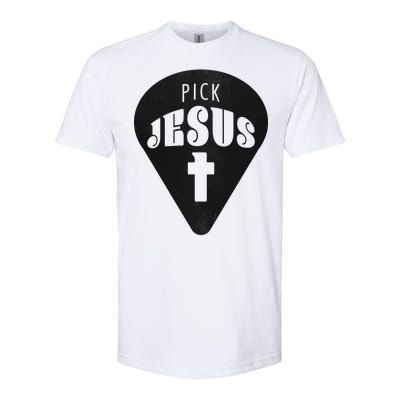 Pick Jesus Christian  Softstyle® CVC T-Shirt