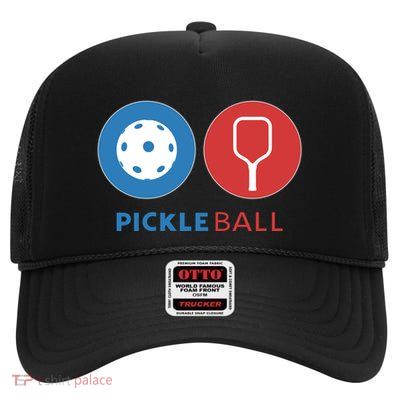 Pickleball High Crown Mesh Back Trucker Hat