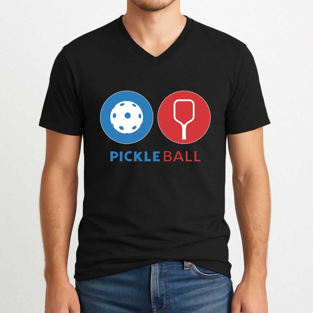 Pickleball V-Neck T-Shirt