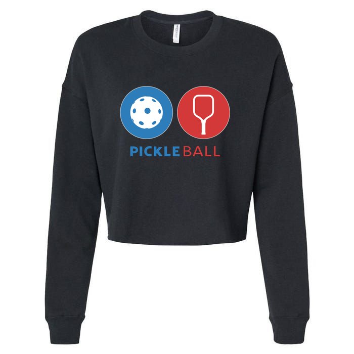 Pickleball Cropped Pullover Crew