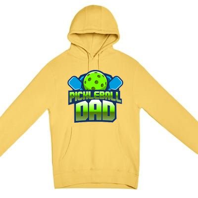 Pickleball Dad Premium Pullover Hoodie