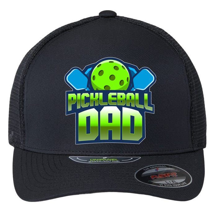 Pickleball Dad Flexfit Unipanel Trucker Cap