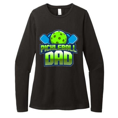 Pickleball Dad Womens CVC Long Sleeve Shirt