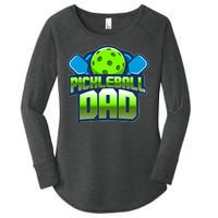 Pickleball Dad Women's Perfect Tri Tunic Long Sleeve Shirt