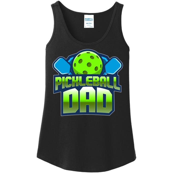 Pickleball Dad Ladies Essential Tank