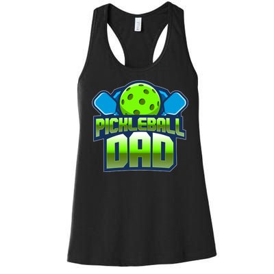 Pickleball Dad Women's Racerback Tank