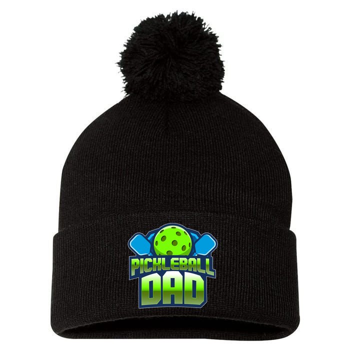 Pickleball Dad Pom Pom 12in Knit Beanie