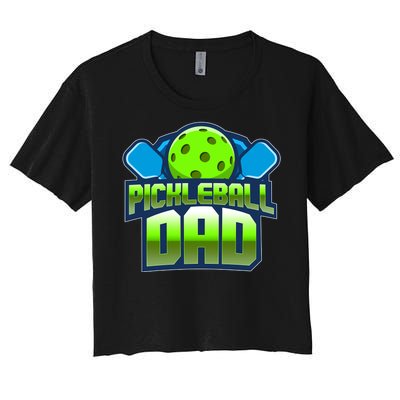 Pickleball Dad Women's Crop Top Tee