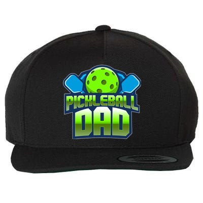 Pickleball Dad Wool Snapback Cap