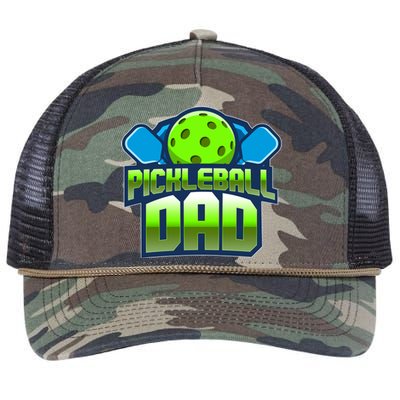 Pickleball Dad Retro Rope Trucker Hat Cap