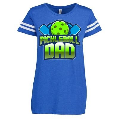 Pickleball Dad Enza Ladies Jersey Football T-Shirt