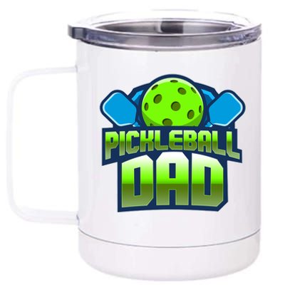 Pickleball Dad 12 oz Stainless Steel Tumbler Cup