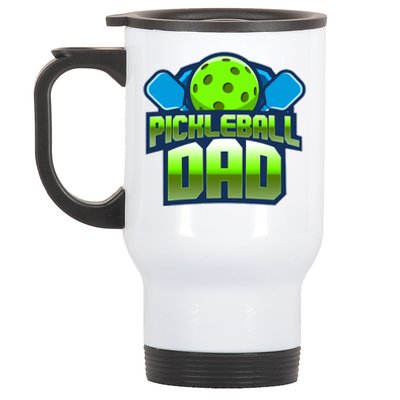 Pickleball Dad Stainless Steel Travel Mug