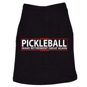 Pickleball Make Retirement Great Again Doggie Tank