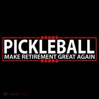 Pickleball Make Retirement Great Again Flexfit Unipanel Trucker Cap