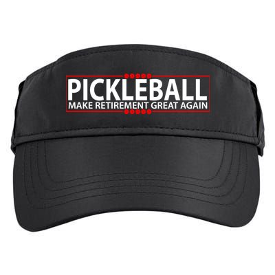 Pickleball Make Retirement Great Again Adult Drive Performance Visor