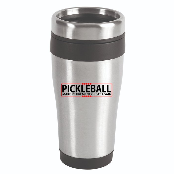 Pickleball Make Retirement Great Again 16oz Travel Tumbler