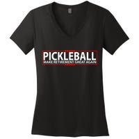 Pickleball Make Retirement Great Again Women's V-Neck T-Shirt