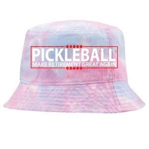 Pickleball Make Retirement Great Again Tie-Dyed Bucket Hat