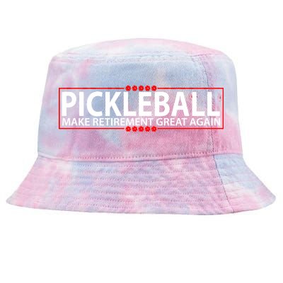 Pickleball Make Retirement Great Again Tie-Dyed Bucket Hat