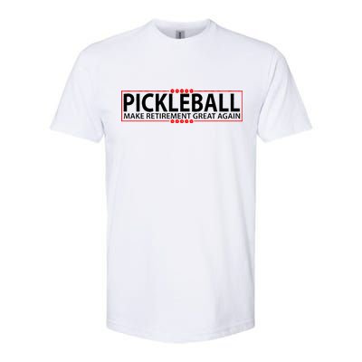 Pickleball Make Retirement Great Again Softstyle CVC T-Shirt