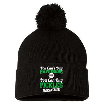Pickles Are Happiness  Pom Pom 12in Knit Beanie