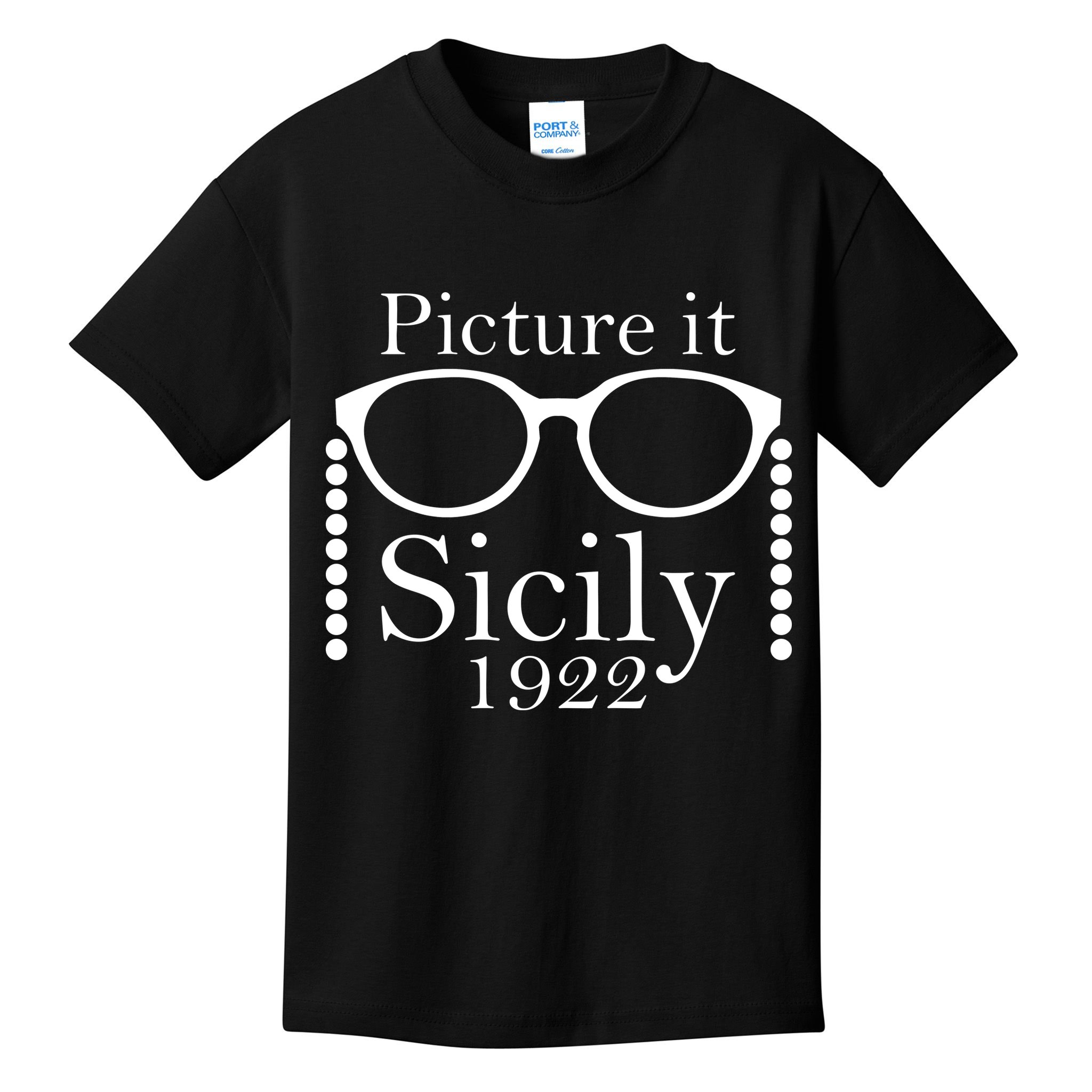 Picture It Sicily 1922 Kids T-Shirt