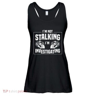 Private Investigation Detective Observation Investigator Ladies Essential Flowy Tank