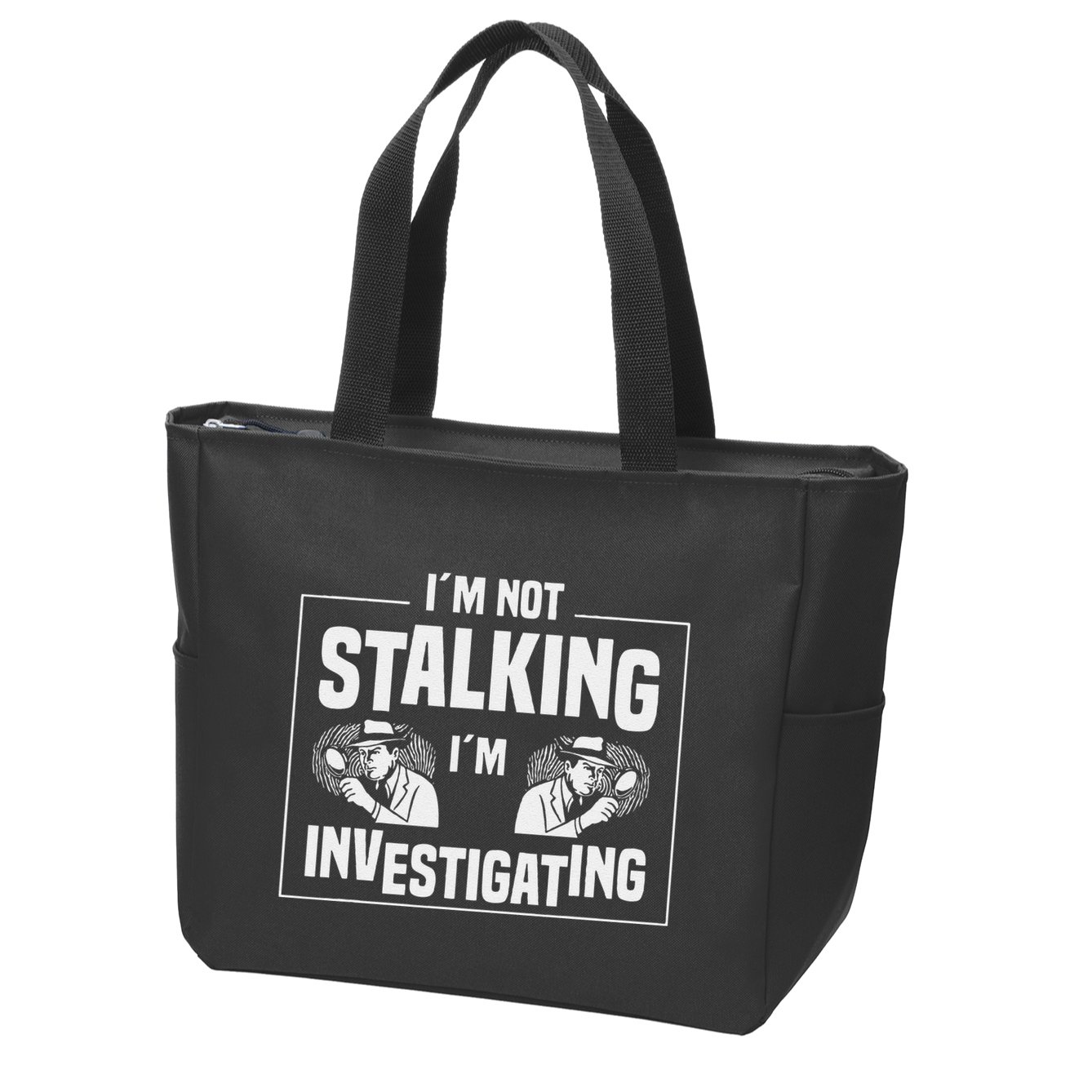 Private Investigation Detective Observation Investigator Zip Tote Bag