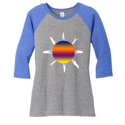 Pride International Day Cool Gift Women's Tri-Blend 3/4-Sleeve Raglan Shirt