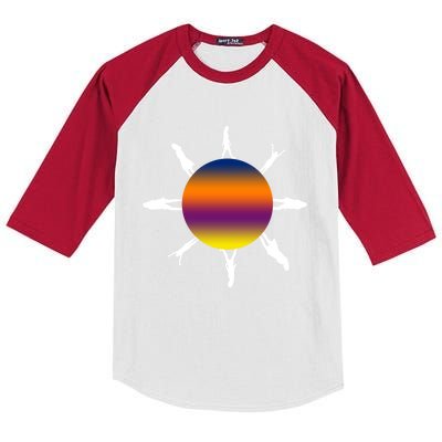 Pride International Day Cool Gift Kids Colorblock Raglan Jersey