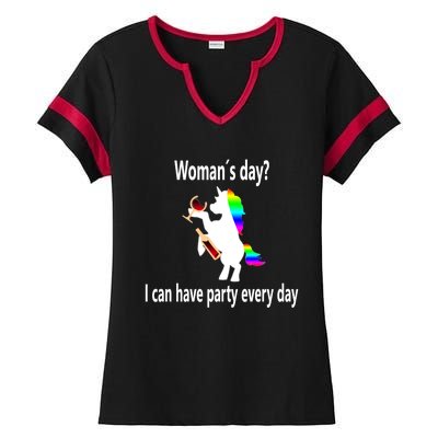 Pride International Day Gift Ladies Halftime Notch Neck Tee