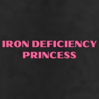 Pink Iron Deficiency Princess 7 Panel Mesh Trucker Snapback Hat