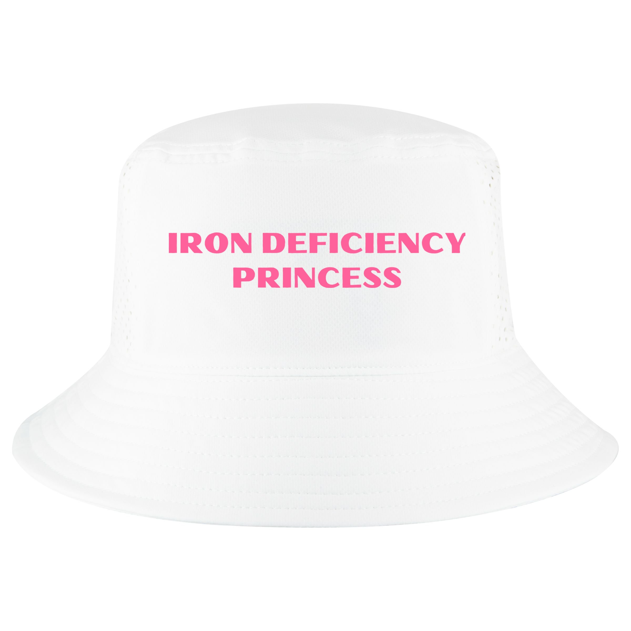 Pink Iron Deficiency Princess Cool Comfort Performance Bucket Hat