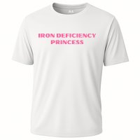 Pink Iron Deficiency Princess Cooling Performance Crew T-Shirt