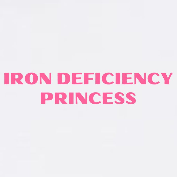 Pink Iron Deficiency Princess Cooling Performance Crew T-Shirt