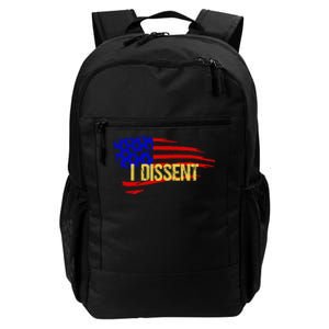 Patriotic I Dissent Vote Democracy Distressed Design Daily Commute Backpack