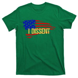 Patriotic I Dissent Vote Democracy Distressed Design T-Shirt