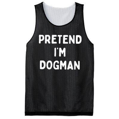 Pretend Im Dogman Mesh Reversible Basketball Jersey Tank