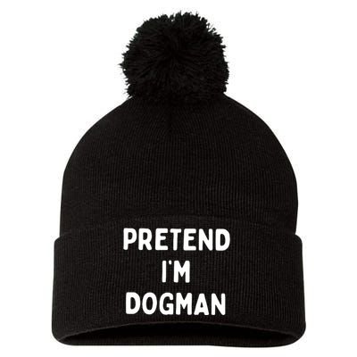 Pretend Im Dogman Pom Pom 12in Knit Beanie